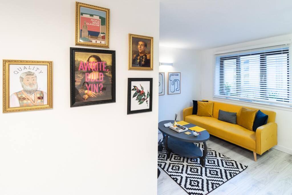 Stylish City Pad With Free Private Parking Glasgow Esterno foto